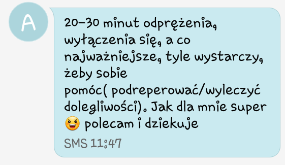 bioenergoterapia odczucia